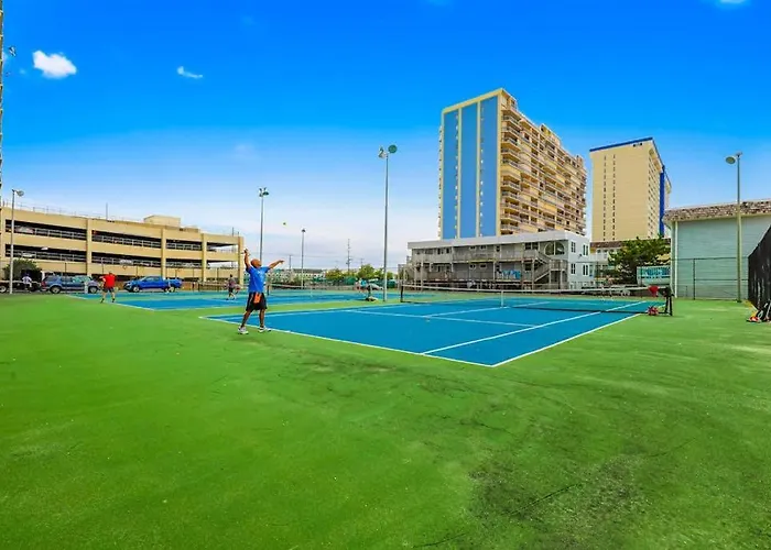 Beach-view Well-equipped With Balcony Pools Gym & Tennis Ocean City